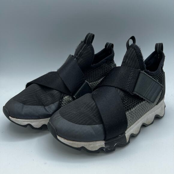 Sorel Kinetic Alpine Black Sneakers Size 7 - Picture 2 of 10